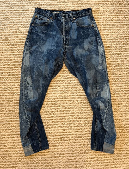 Needles Rebuild by Needles #501 Dimension Jean Bleach Blue | Grailed