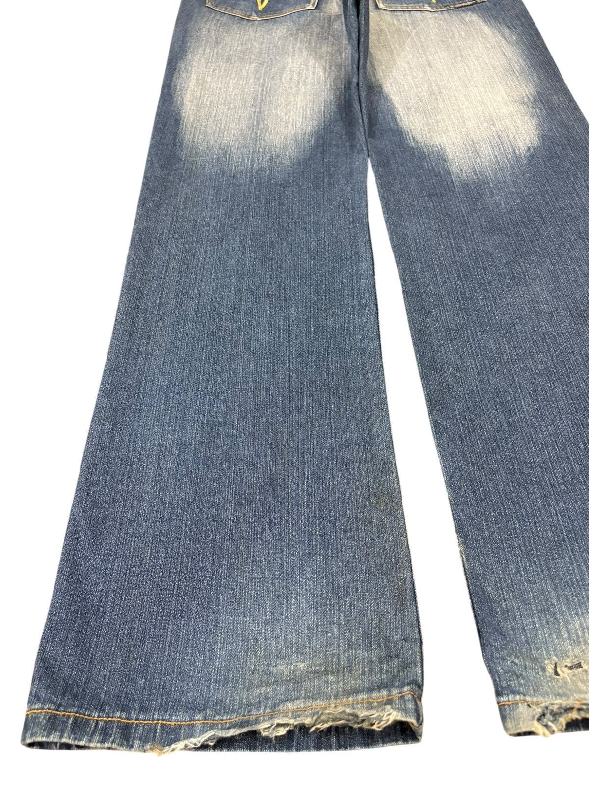 Volcom Vintage Volcom Faded Wash Baggy Skate Jeans Size US 35 - 9 Thumbnail