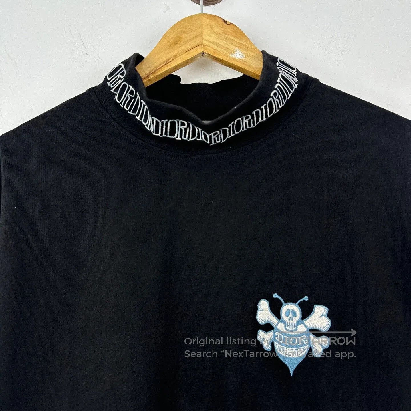 Dior Dior Stussy Collaboration Embroidered Bee T-shirt. Size US XS / EU 42 / 0 - 4 Thumbnail