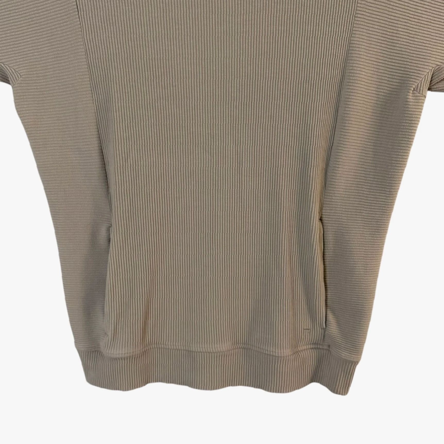 Vintage Tommy John Sweatshirt Tan Men L Ribbed Long-Sleeve Crewneck Pockets Size US L / EU 52-54 / 3 - 6 Thumbnail