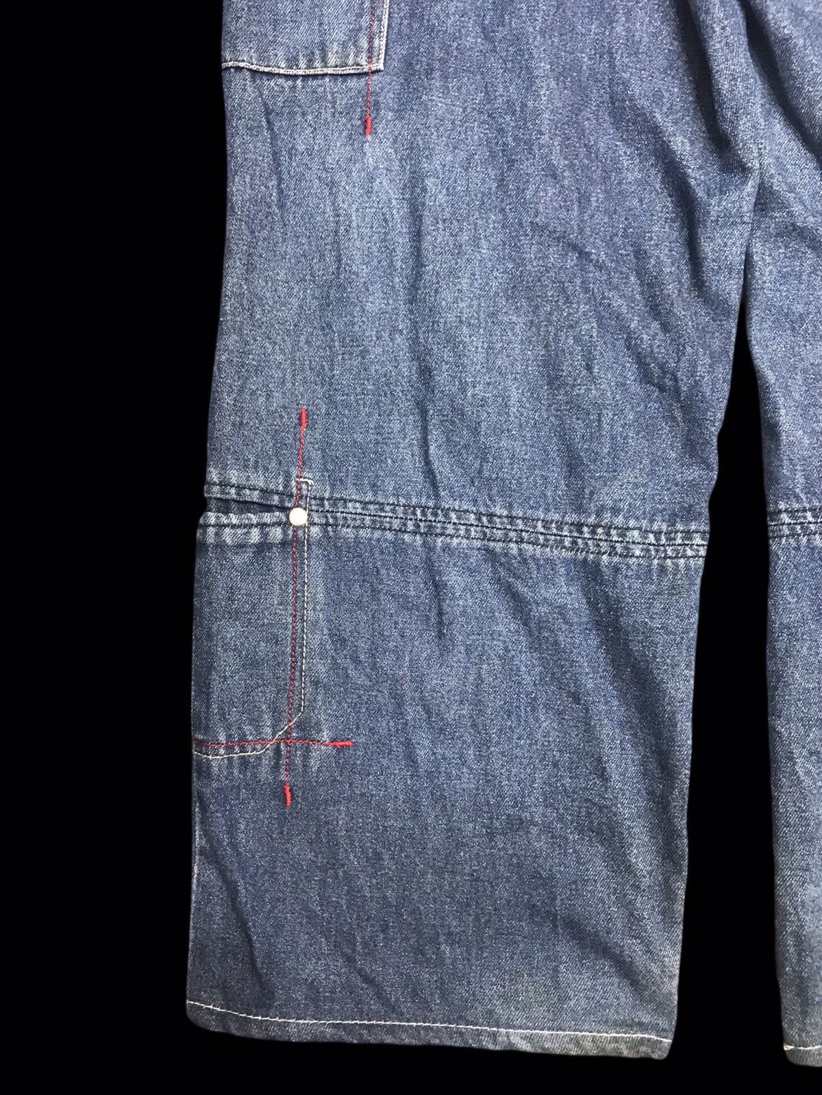 Japanese Brand 💥BAGGY💥TRANSER BAGGY RAPPER DENIM F294 Size US 27 - 15 Thumbnail