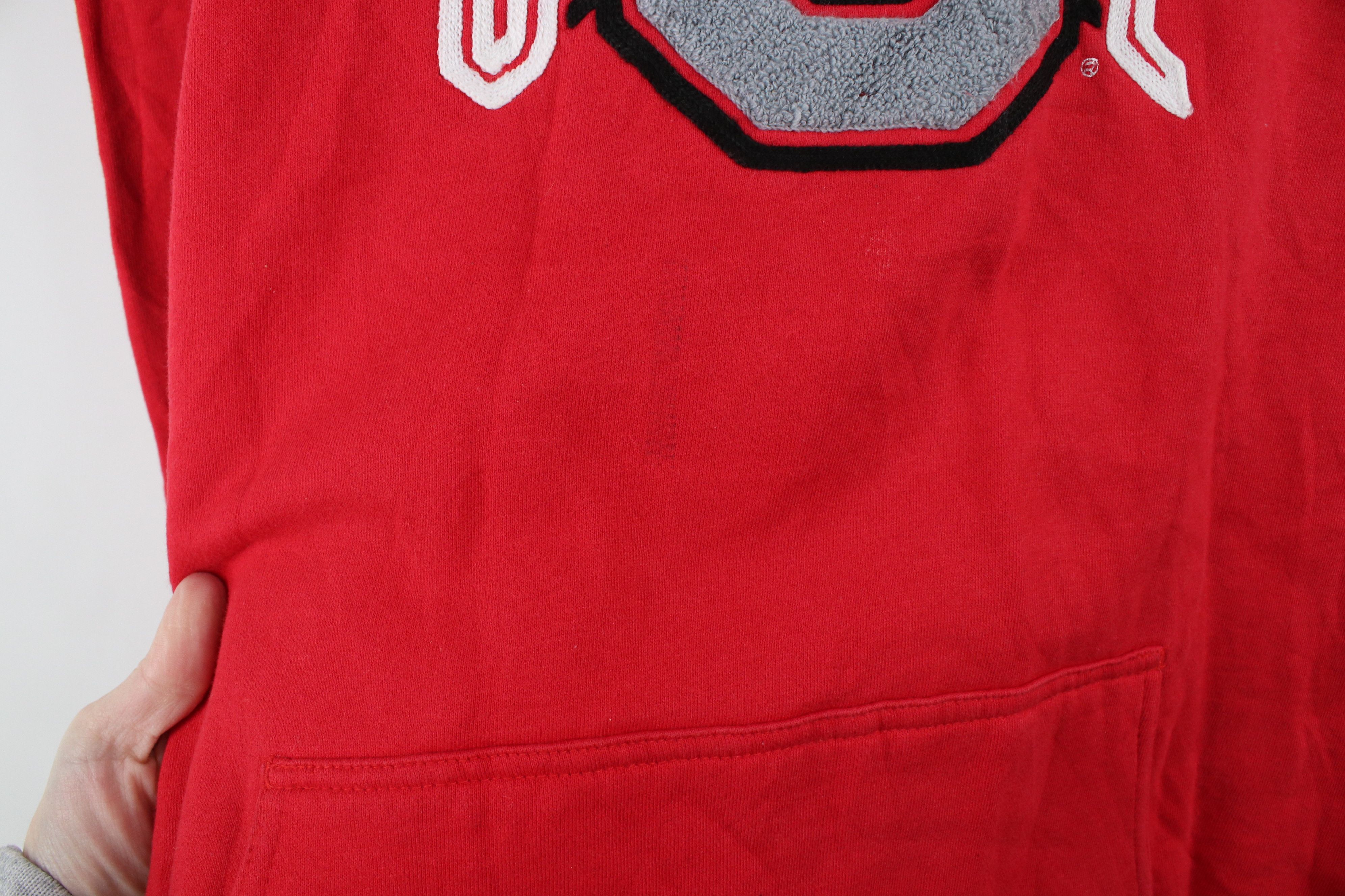 Nike × Vintage Vintage Nike Center Swoosh Ohio State University Hoodie Size US XL / EU 56 / 4 - 8 Thumbnail