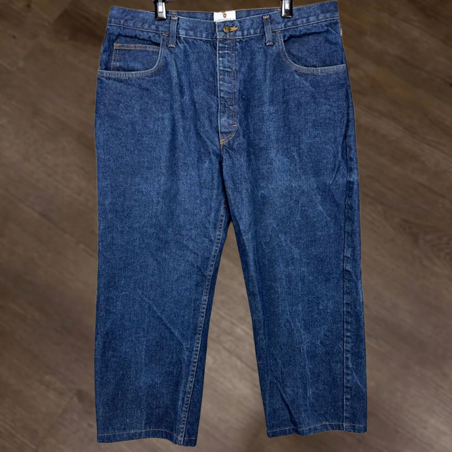 Denime Tyndale FR Flame Resistant Jeans Mens 40X26 Blue Straight Leg Workwear Denim Size US 40 / EU 56 - 1 Thumbnail