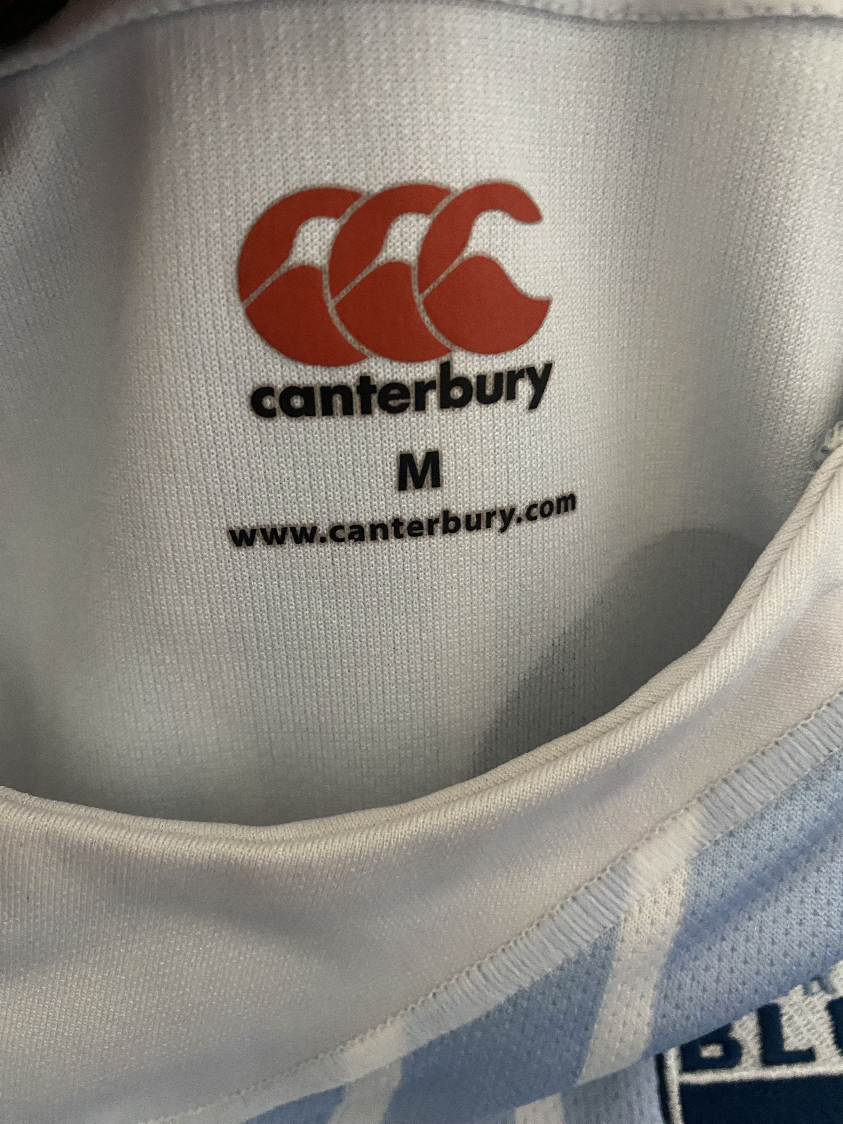 Canterbury of New Zealand Rugby CARDIFF BLUES - 2013/2014 - Canterbury - M - UNIQUE Size US M / EU 48-50 / 2 - 3 Thumbnail