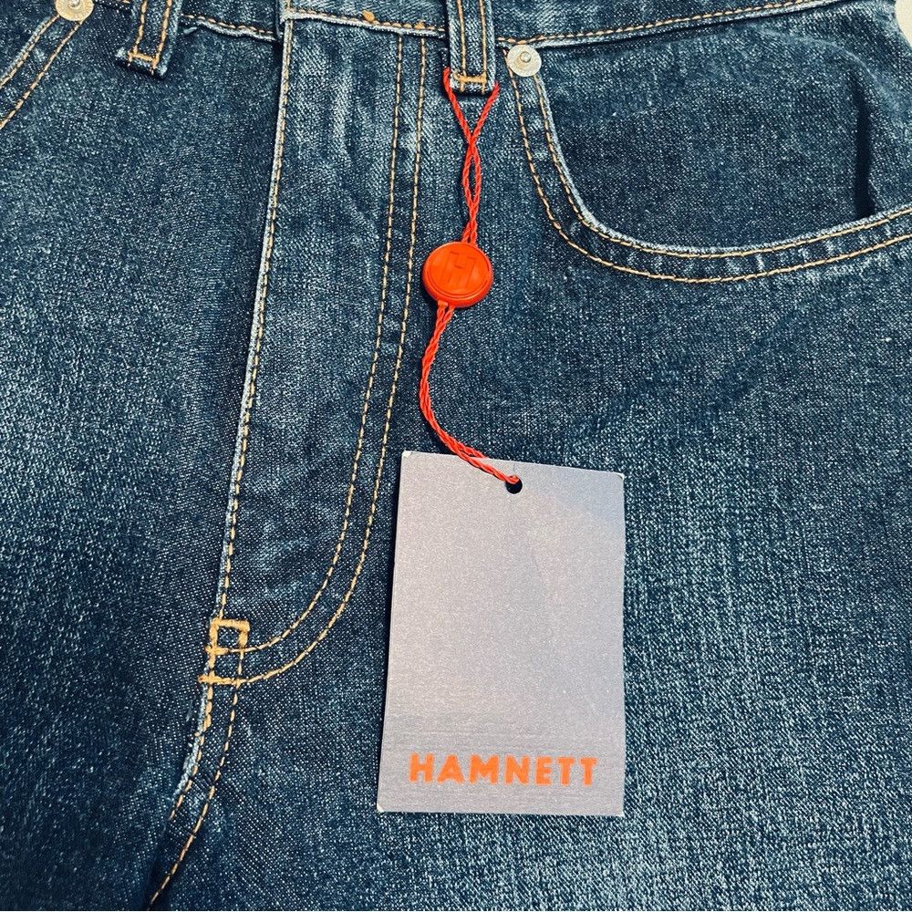 Katharine Hamnett London NWT New Hamnett Straight Leg Jeans Made In Italy Size 26 Size 26" / US 2 / IT 38 - 3 Thumbnail