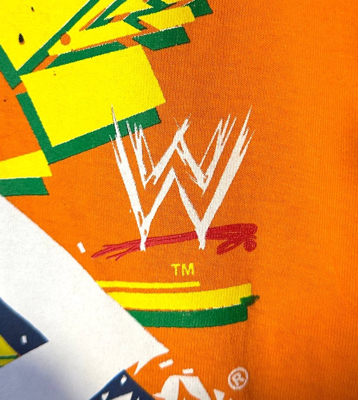 WWE Rare John Cena WWE World wrestling t-shirt Orange cotton Size US XXL / EU 58 / 5 - 2 Thumbnail