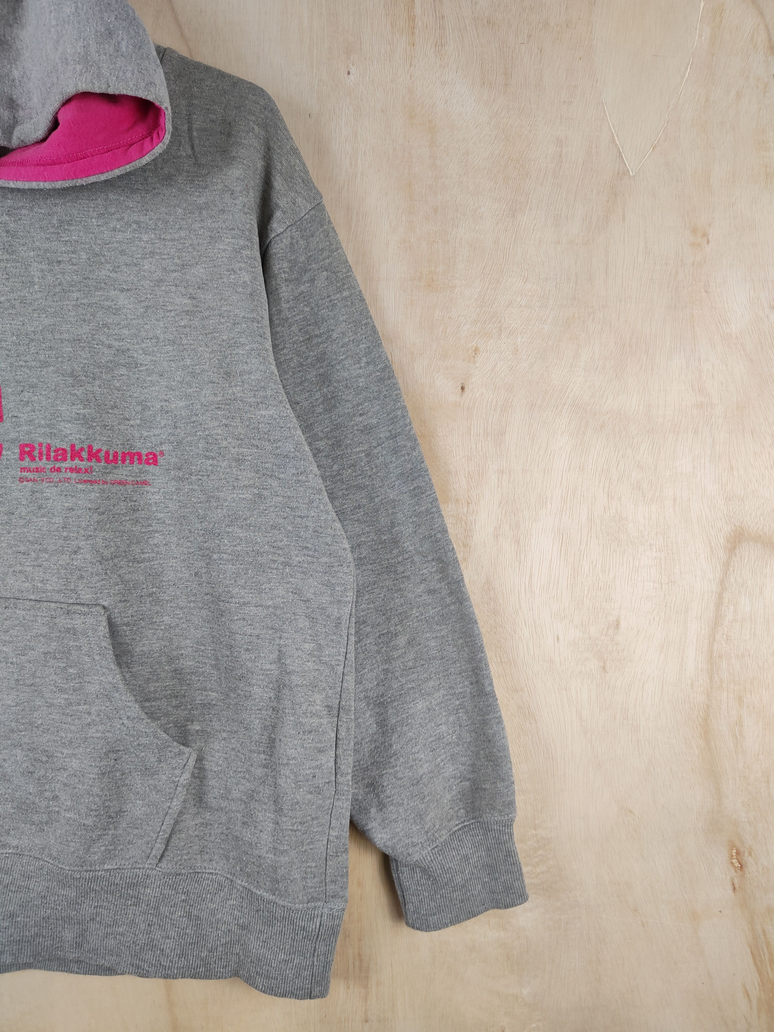 Anime Rilakkuma anima japan Gray Hoodie Sweatshirts #S2467 Size L / US 10 / IT 46 - 6 Thumbnail