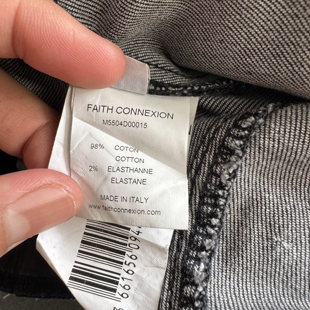 Faith Connexion Cargo zipper biker stone wash jeans Size US 34 / EU 50 - 12 Thumbnail