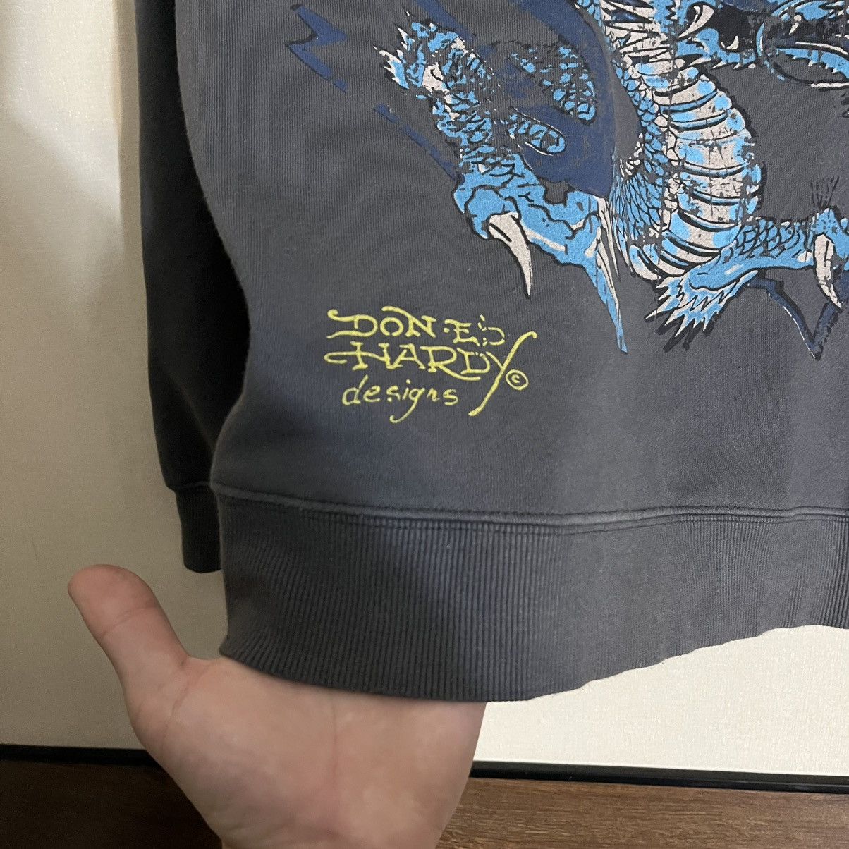 Ed Hardy Vintage Ed Hardy Scull Full Zip Hoodie Y2K Size US L / EU 52-54 / 3 - 12 Thumbnail