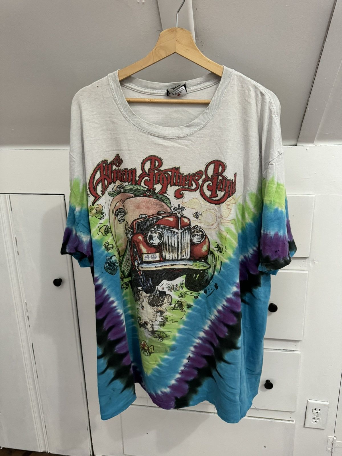 image of Allman Brothers Grateful Dead Tie Dye Tee 1997, Men's (Size 2XL)