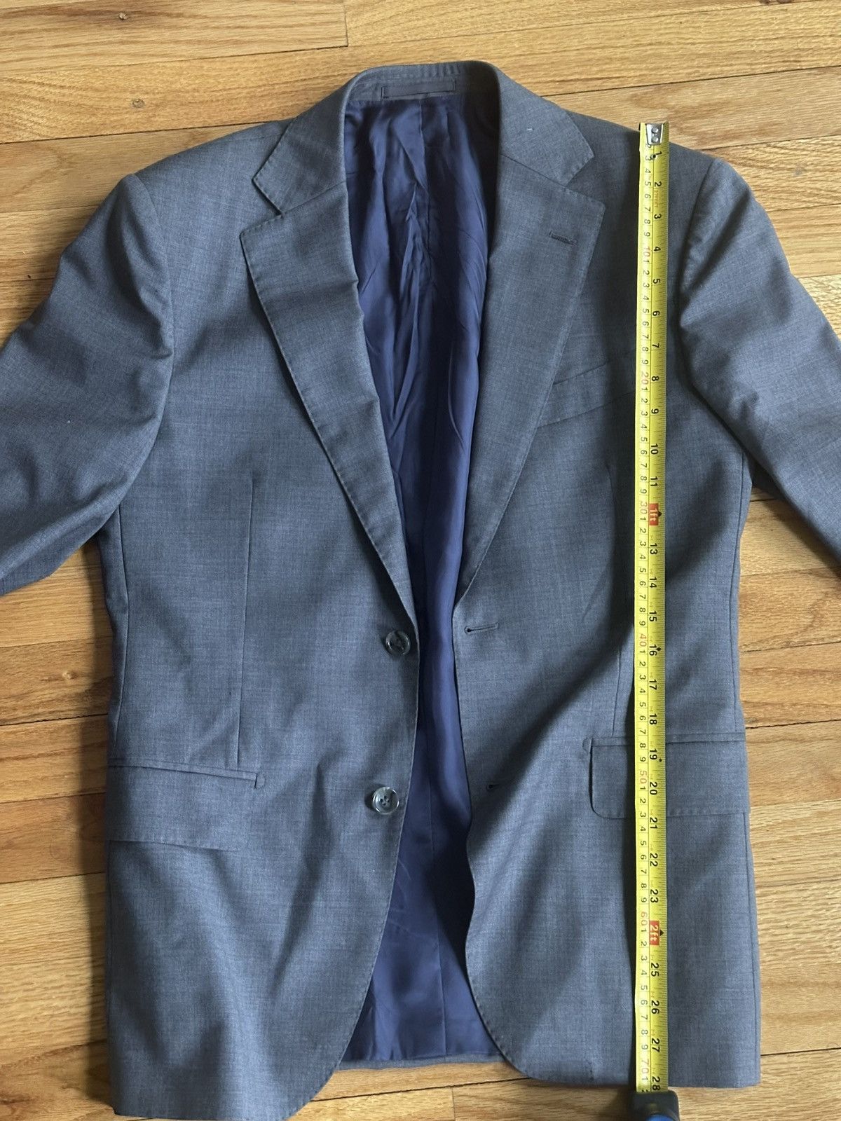 Suitsupply Suitsupply Napoli Suit - Charcoal Gray - 36R Size 36R - 7 Thumbnail