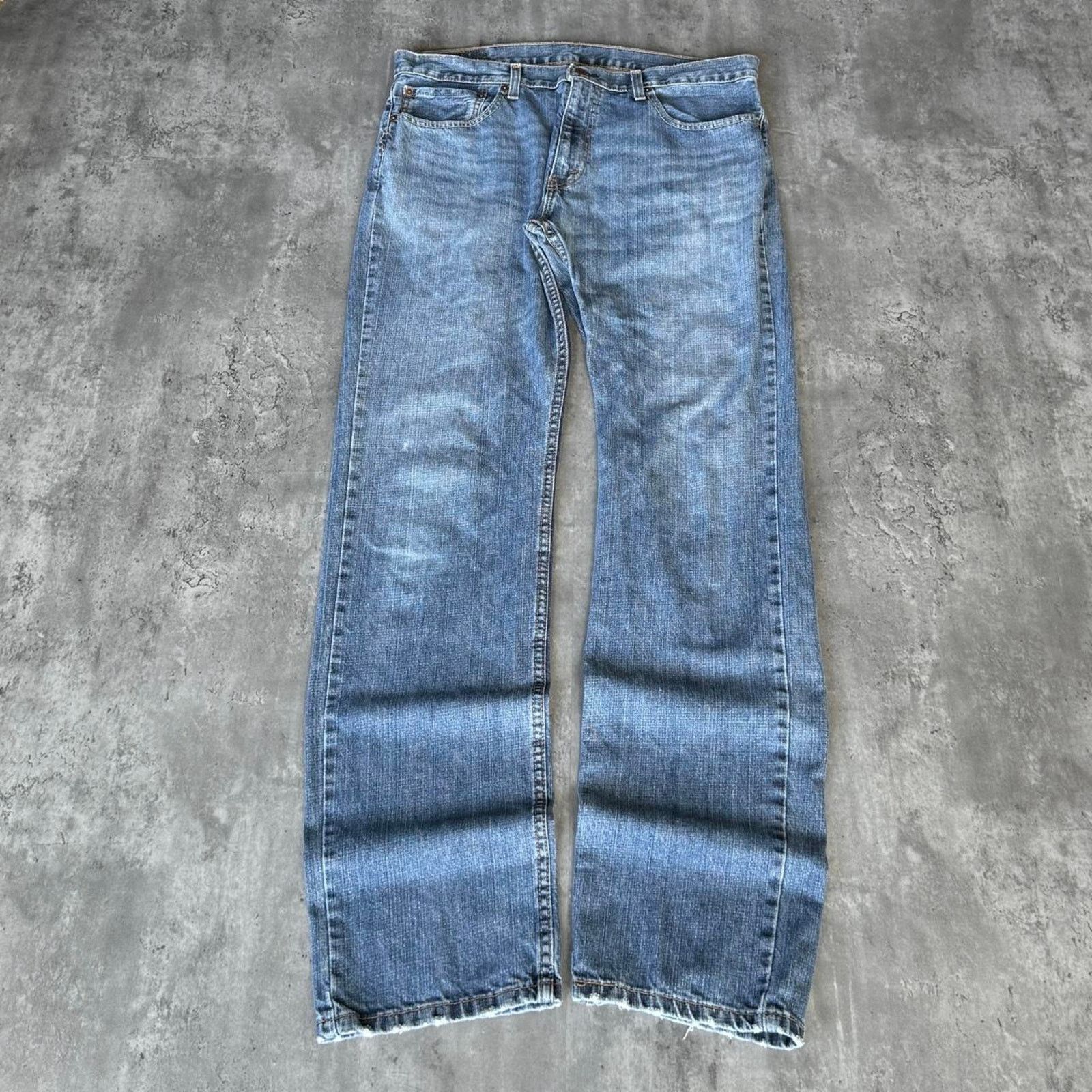 Levi's × Levi's Vintage Clothing × Vintage Vintage Y2K Levi’s 559 Essential Grunge Opium Denim Jeans Size US 36 / EU 52 - 2 Thumbnail