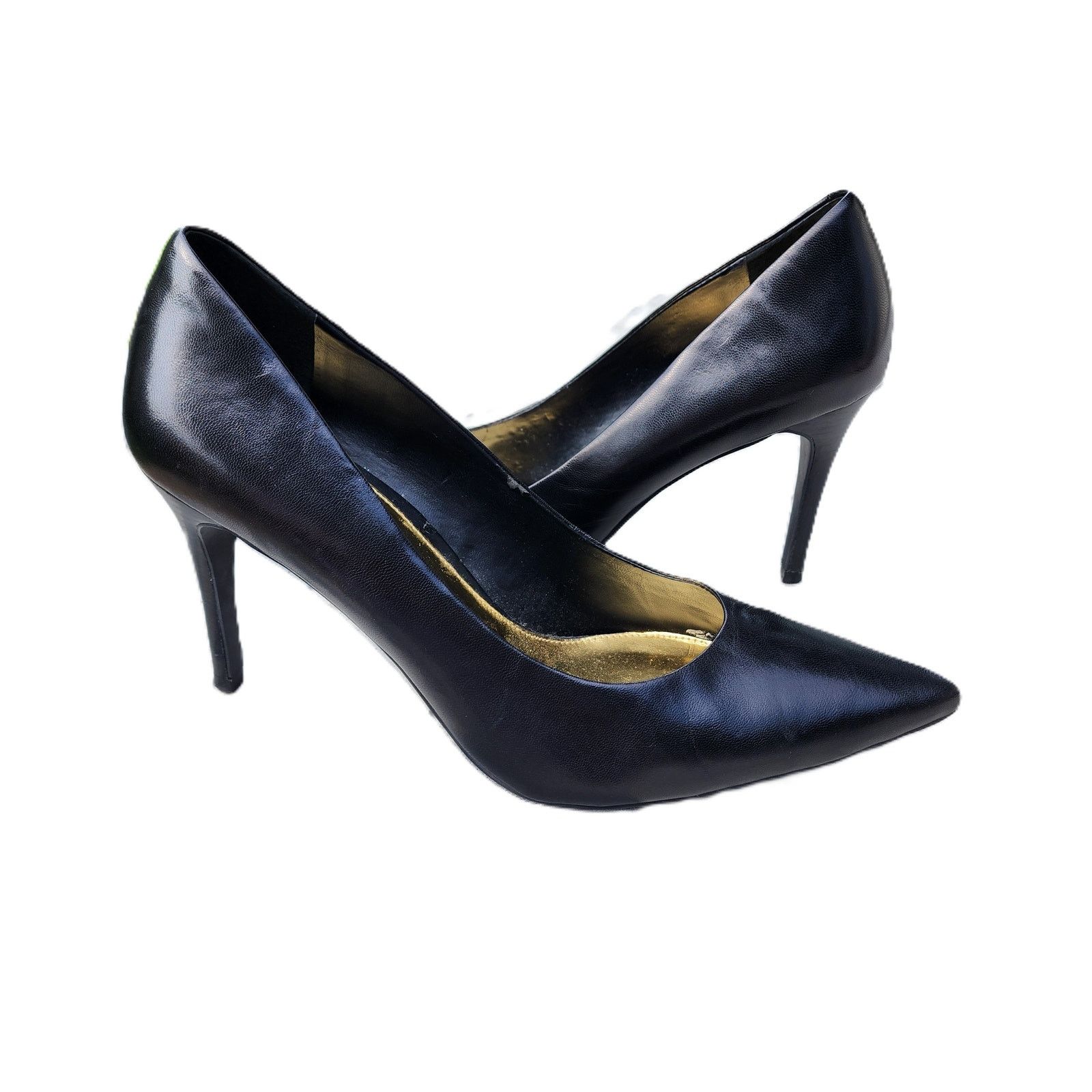 Lauren Ralph Lauren Lauren Ralph Lauren Alani Black Leather Stiletto Heels 9.5 Size US 9.5 / IT 39.5 - 13 Thumbnail
