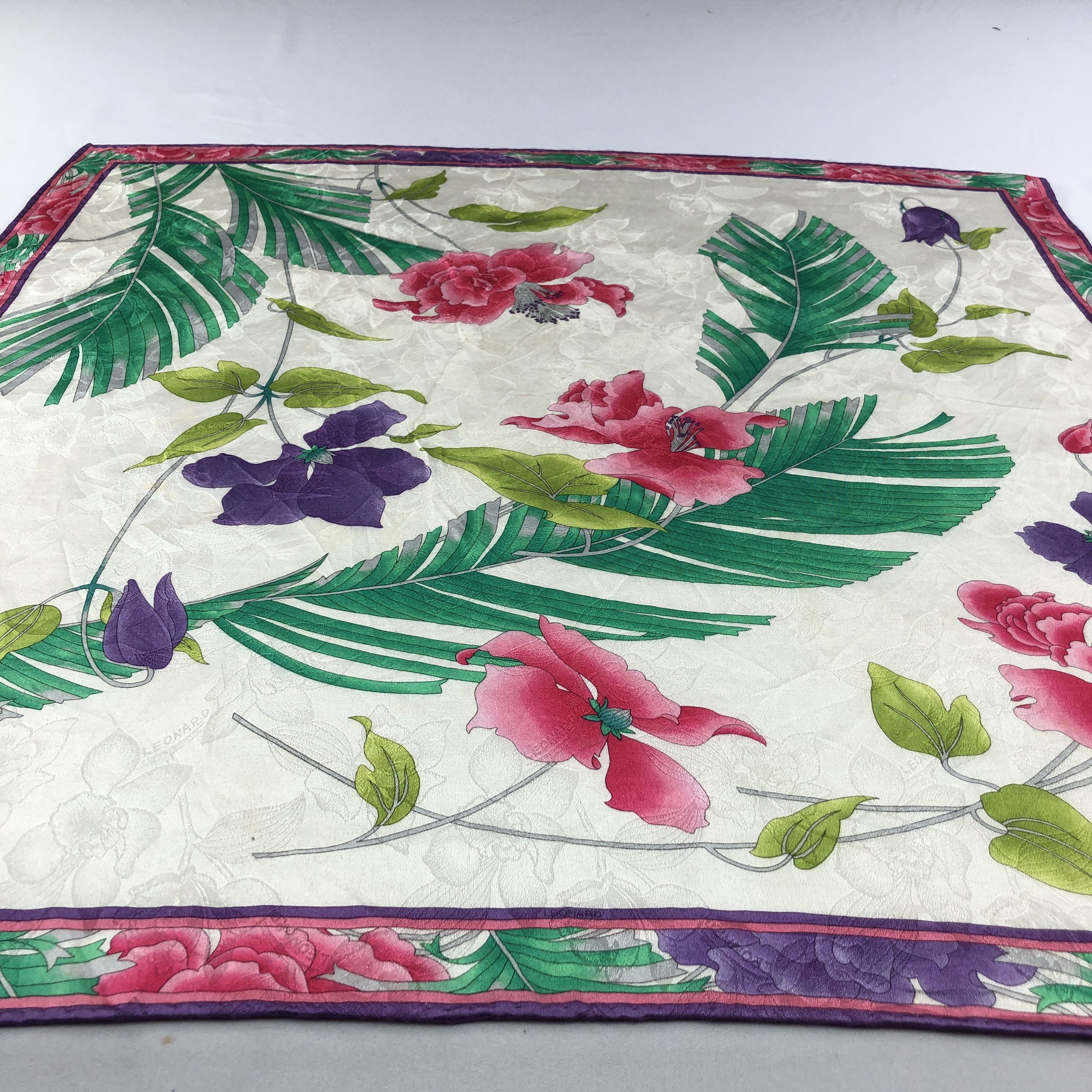 Leonard Paris Leonard Handkerchief Neckerchief Bandana H2914 Size ONE SIZE - 4 Thumbnail