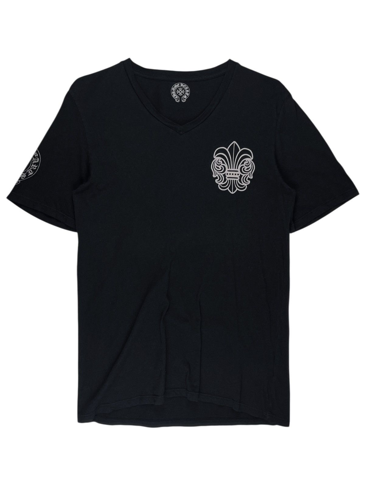 Chrome Hearts Chrome Heart V-Neck Tshirt | Grailed