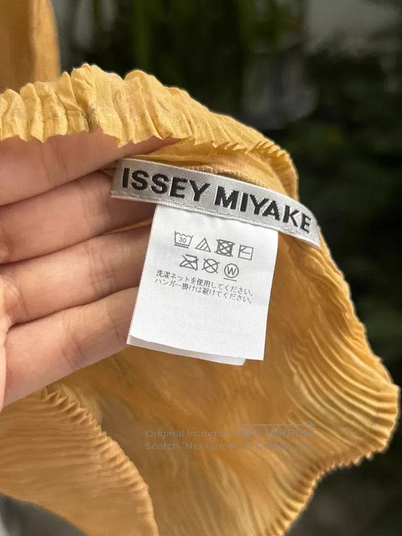 Issey Miyake Issey Miyake Beige Wicker Perspective Long Sleeve Size M / US 6-8 / IT 42-44 - 8 Thumbnail