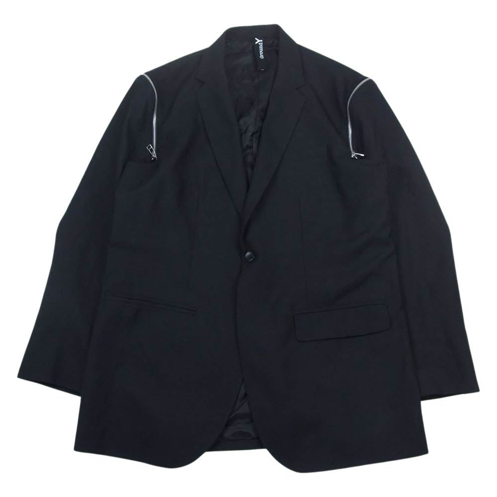 Yohji Yamamoto Yohji Yamamoto Ground Y - W/Gabardine Shoulder Zipper Jacket Size US L / EU 52-54 / 3 - 1 Thumbnail