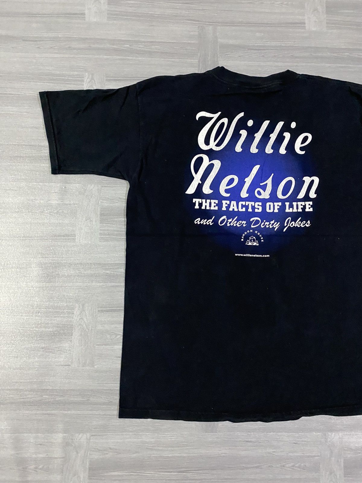 Band Tees Vintage Willie Nelson - The Facts of Life Book Promo Tour Size US XL / EU 56 / 4 - 15 Thumbnail