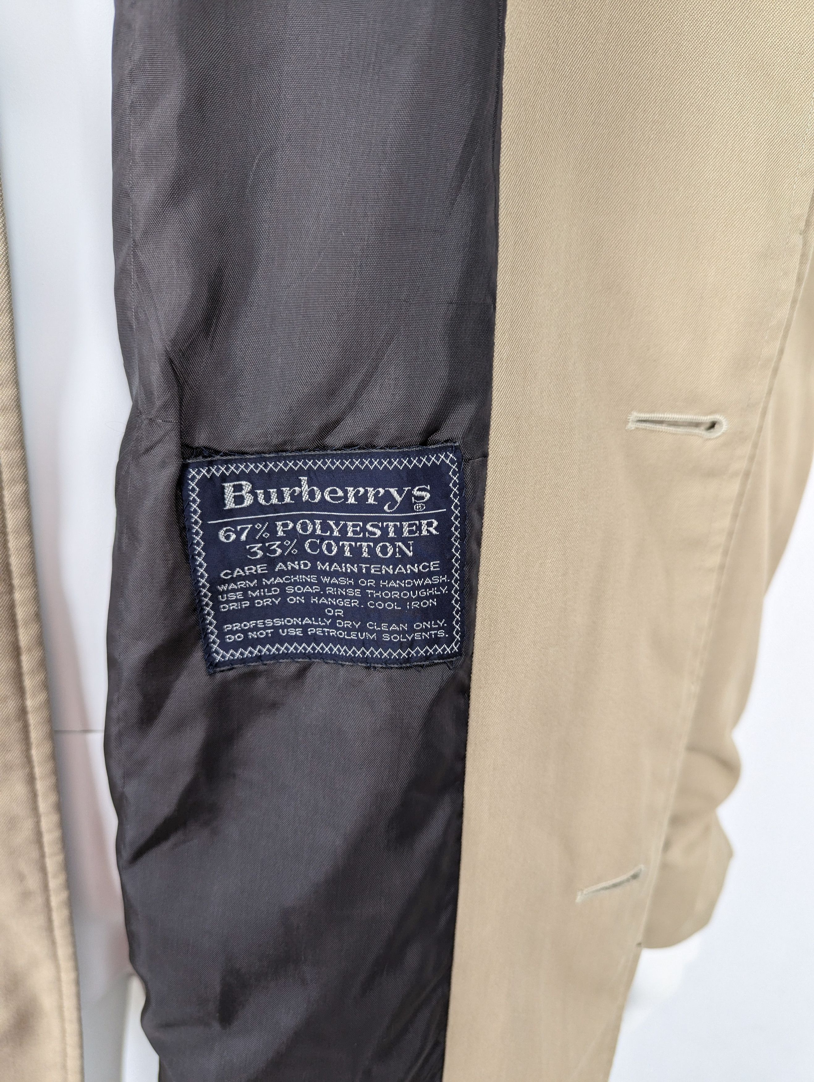 Burberry Burberry beige trench coat XL Size US XL / EU 56 / 4 - 5 Thumbnail