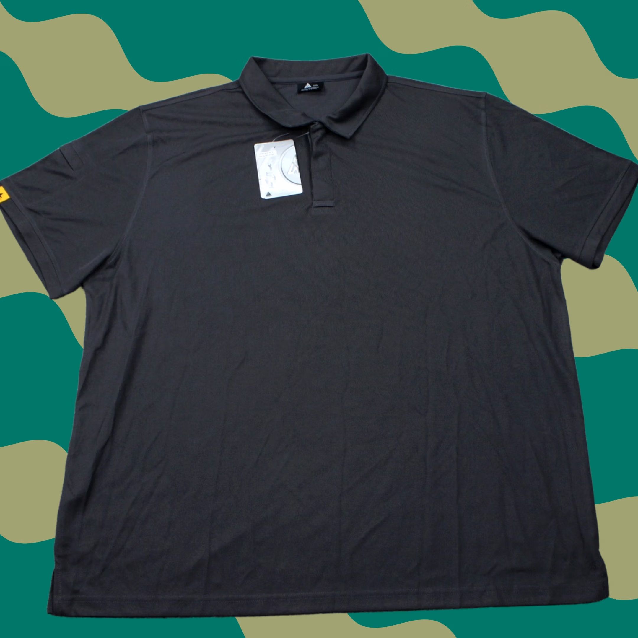 Vintage Speed Your Run Polo Shirt Mens 3XL Gray 4 Way Stretch Polyester S/S NWT Polo Shirt Size US XXL / EU 58 / 5 - 1 Thumbnail