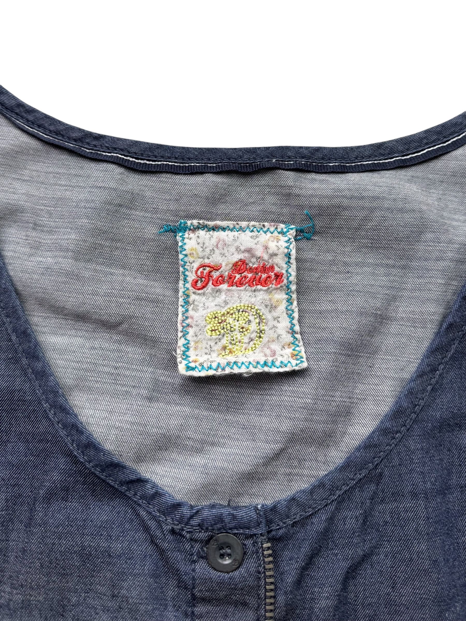 Vintage Vintage Denim Dress M13(E35)D15(V36) Size XL / US 12-14 / IT 48-50 - 4 Thumbnail