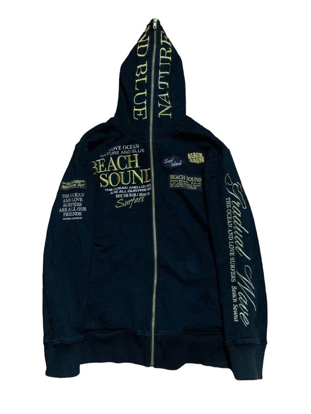 If Six Was Nine Beach Sounds poem punk rock fur hoodie if6was9 LgB style Size US L / EU 52-54 / 3 - 4 Thumbnail
