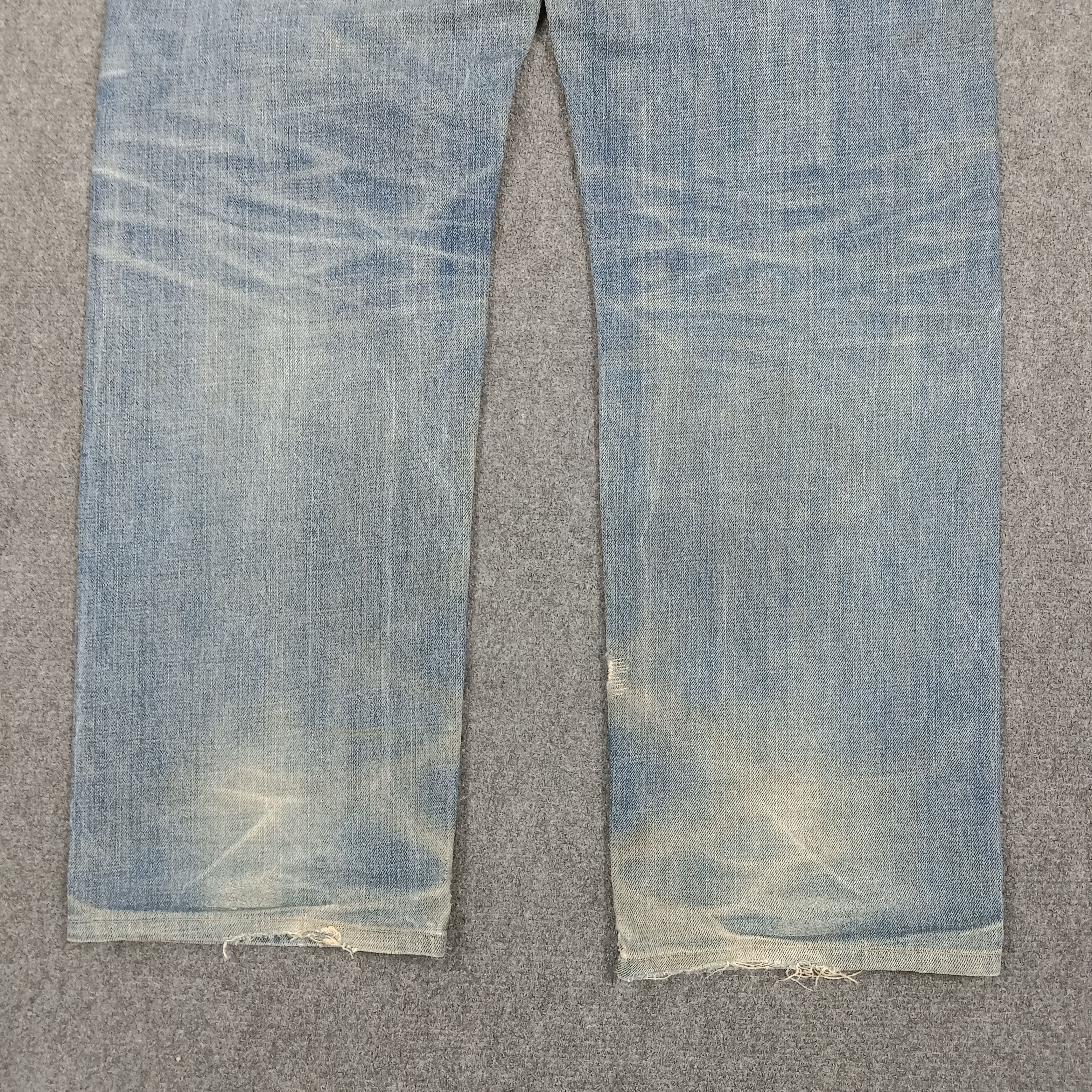 Levi's Levi's 502 Big E Selvedge Distressed 90's Denim Jeans E1A33 Size US 34 / EU 50 - 8 Thumbnail