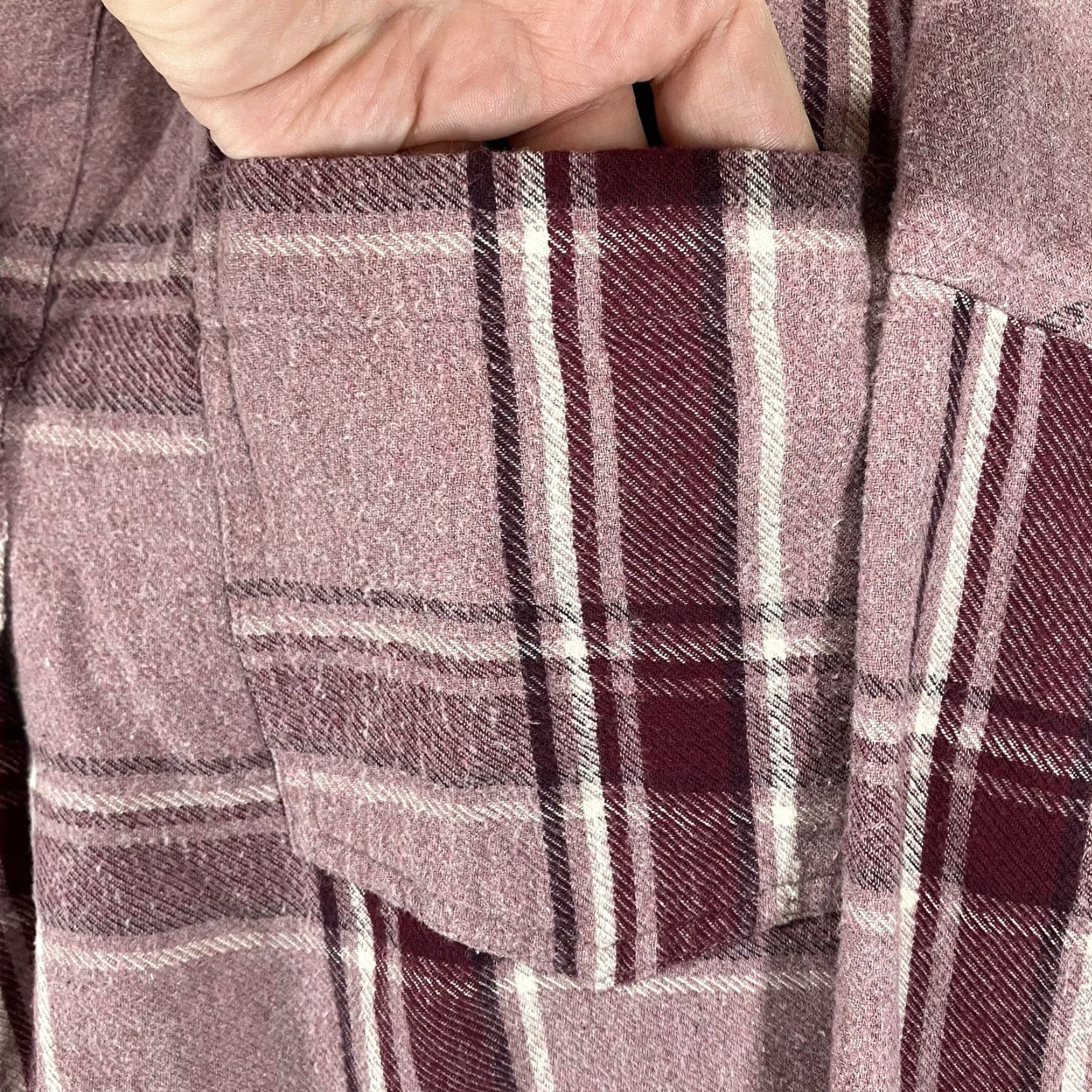 Ariat Ariat Tunic Shirt Women M Pink Plaid 100% Cotton V-Neck Embroidered Logo Long Sleeve Bohemian Cowboy Western Cowgirlcore Size M / US 6-8 / IT 42-44 - 5 Thumbnail