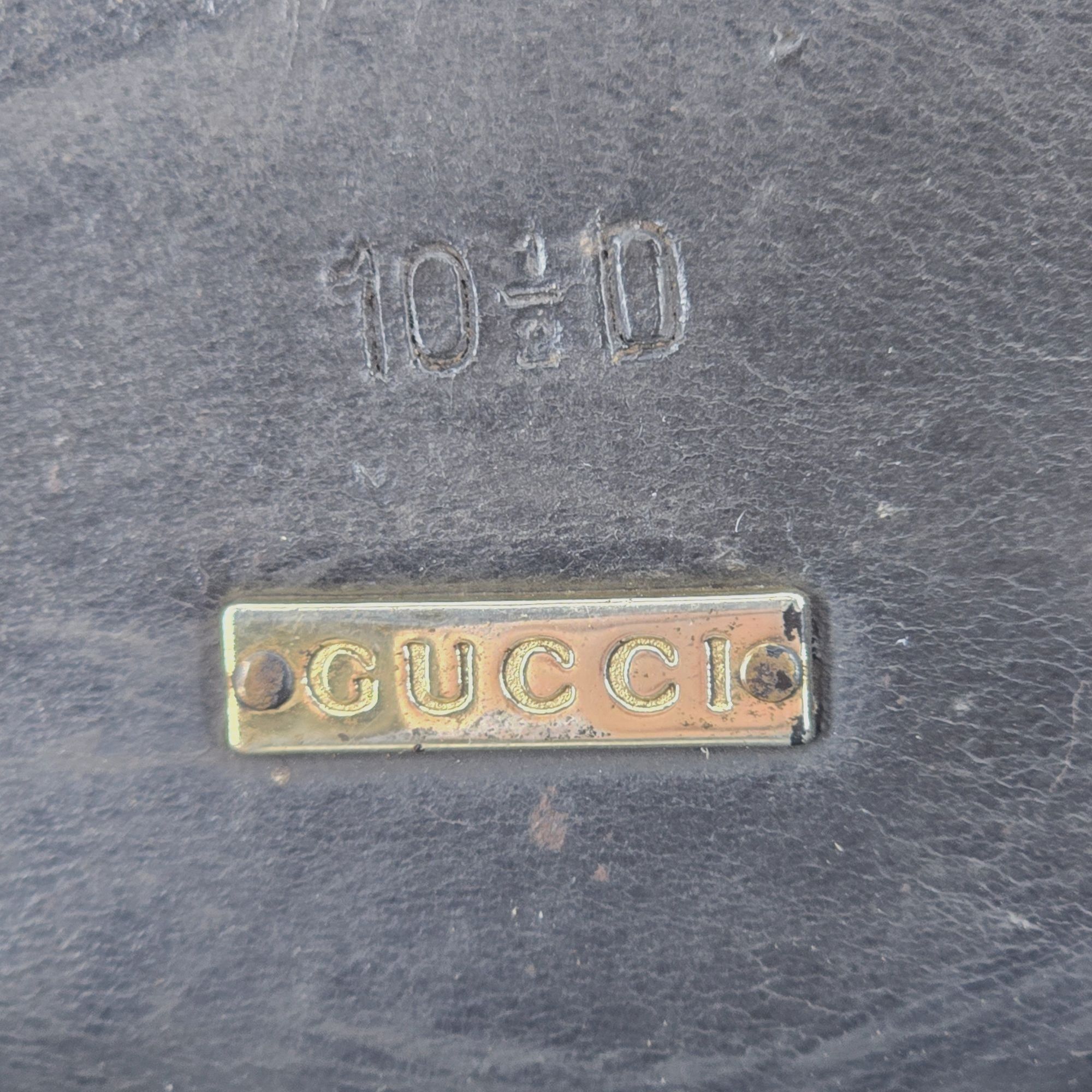 Gucci Gucci Italian Luxury Dress Shoes Men's 10.5 Black Leather Size US 10.5 / EU 43-44 - 7 Thumbnail