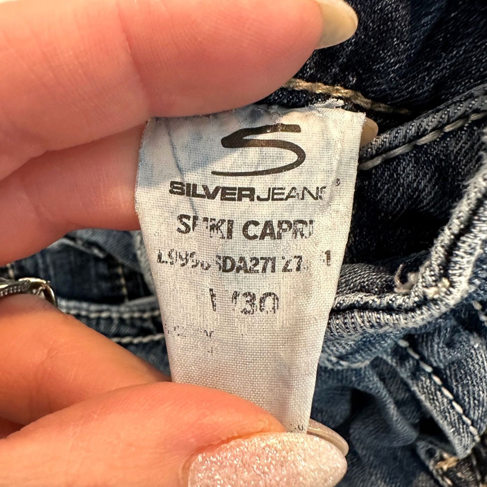 Silver Jeans Co. VINTAGE? No. Size 30" / US 8 / IT 44 - 7 Thumbnail