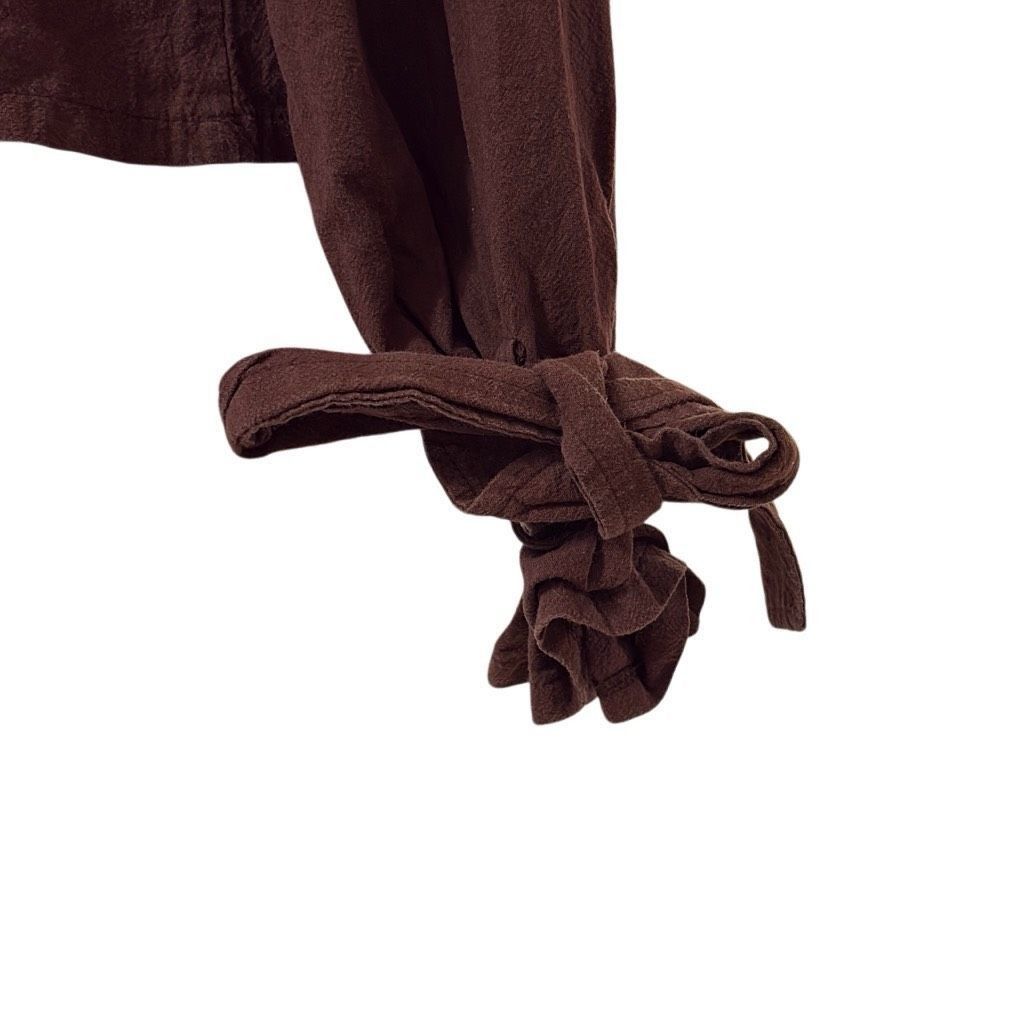 Other Storets Womens Small Brown Vintage Off Shoulder Collar Tie S Size S / US 4 / IT 40 - 4 Thumbnail