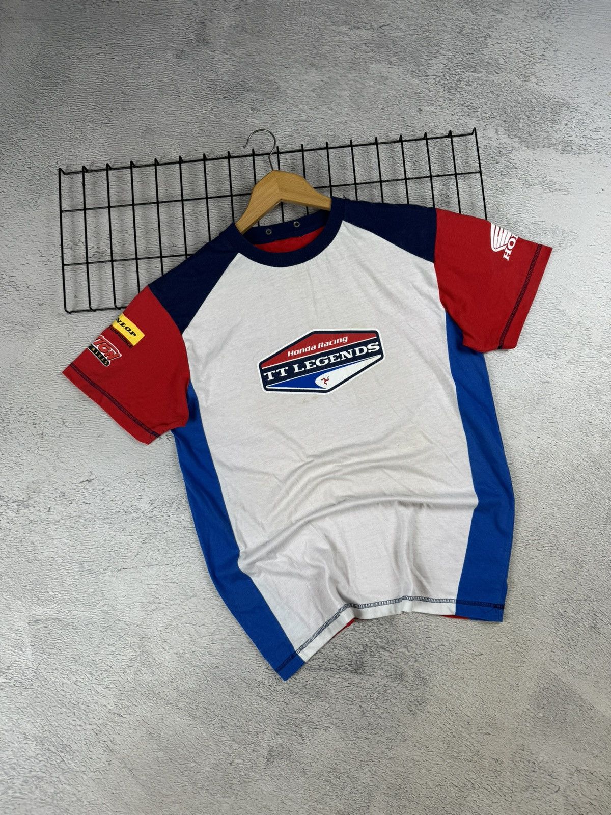 Honda × Vintage Vintage Honda Racing TT Legends Team F-1 Rormula Uno L size Size US L / EU 52-54 / 3 - 1 Thumbnail