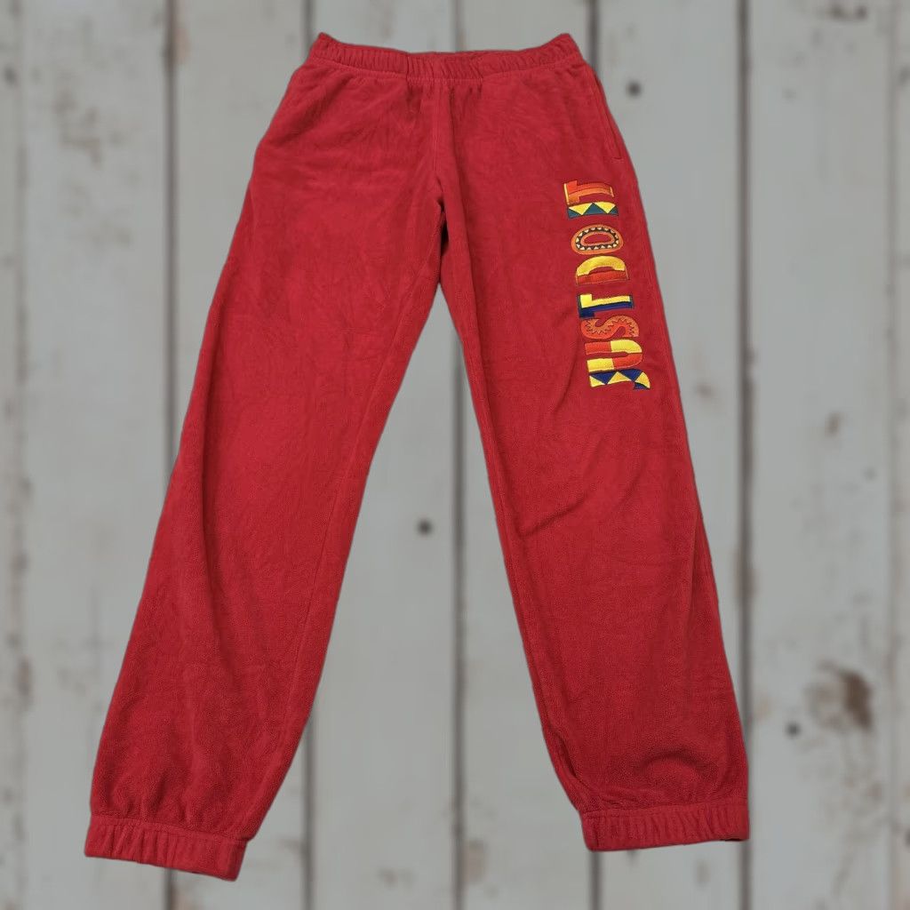 Nike Nike Sweatpants Mens Small Red Fleece Just Do It Jogger Pants CW1676-673 Size US 29 - 1 Thumbnail