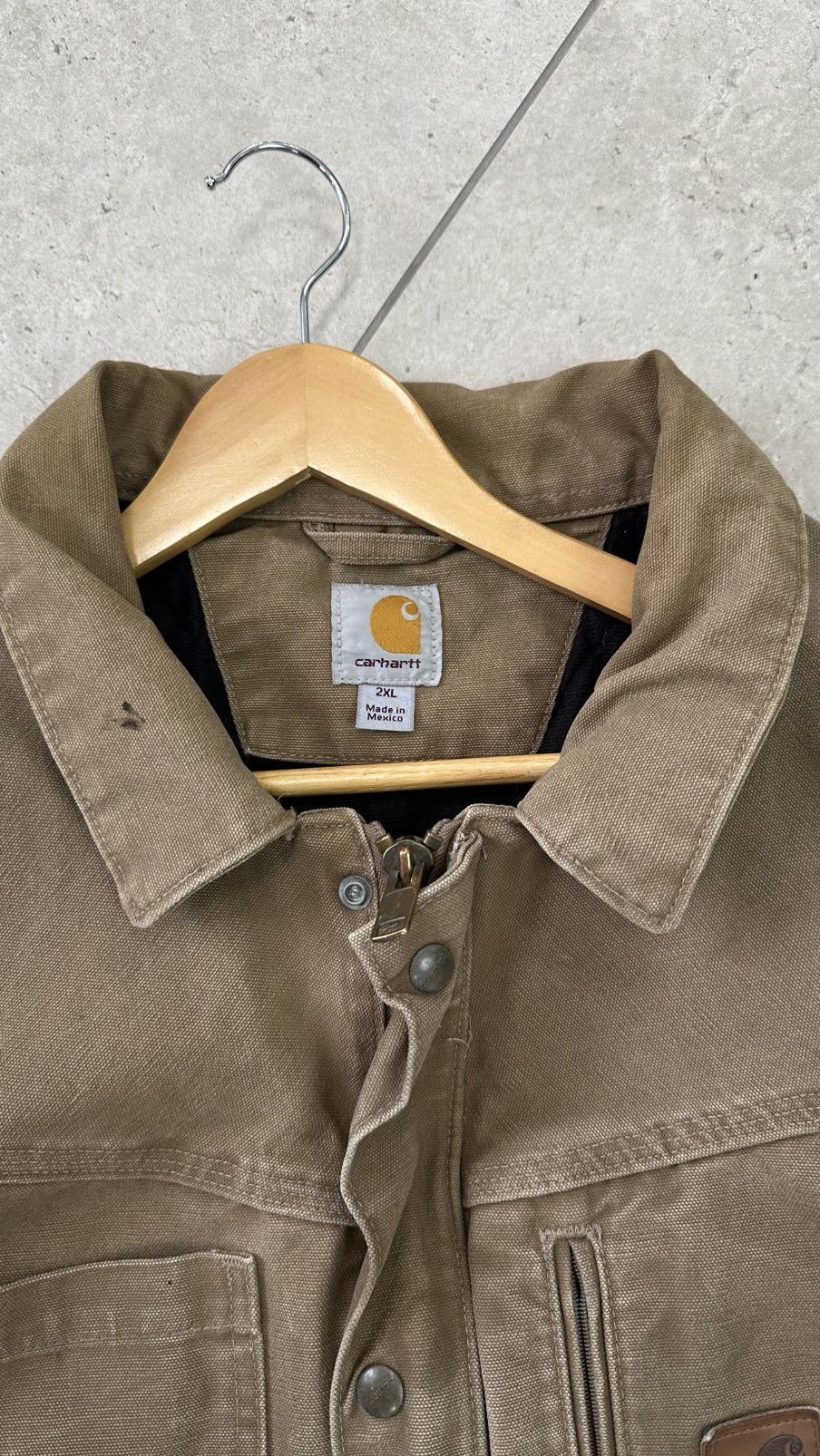 Carhartt Vintage Carhartt distressed jacket xxl size Size US XXL / EU 58 / 5 - 2 Thumbnail