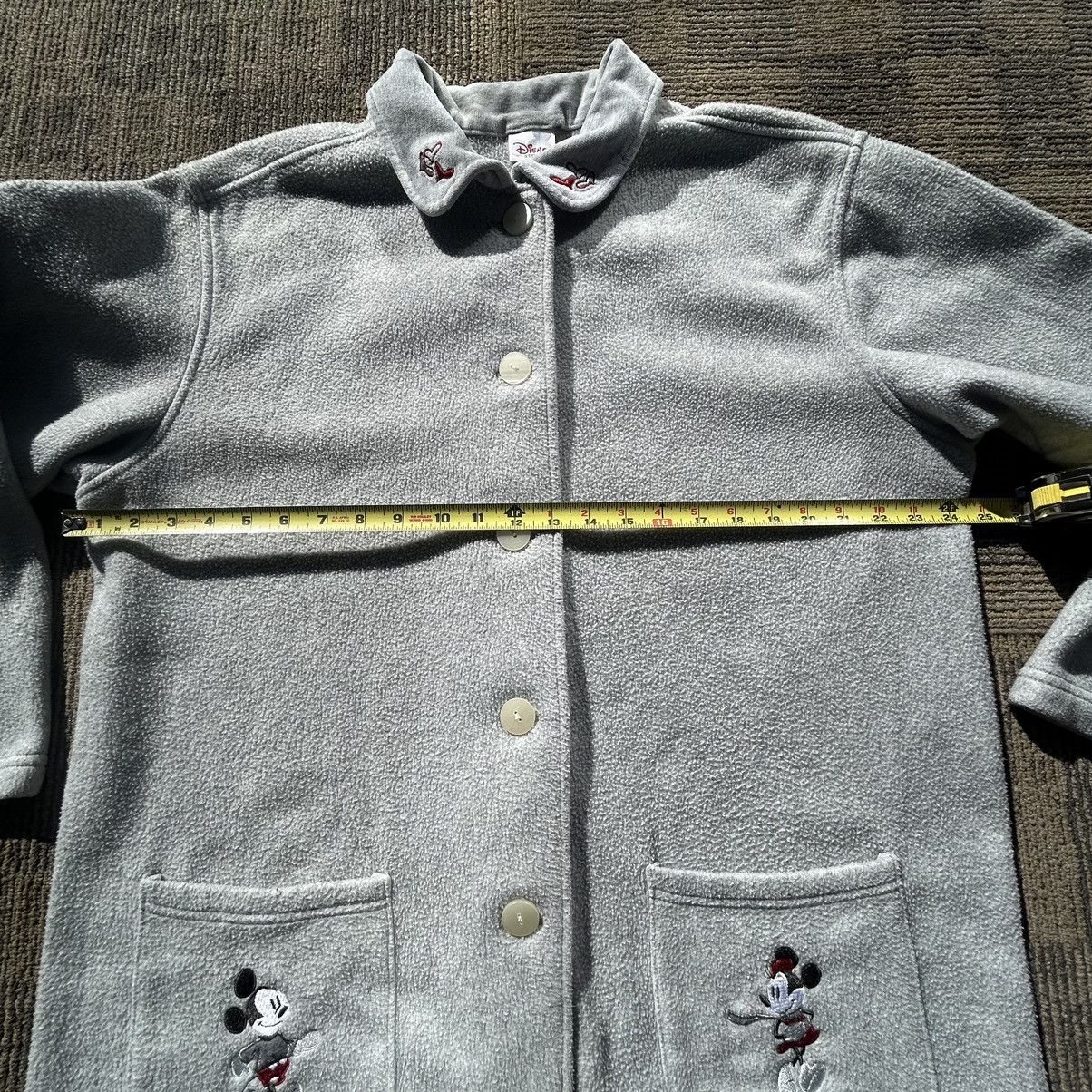 Disney VINTAGE DISNEY STORE Mickey & Minnie Hearts Fleece Jacket Size XL / US 12-14 / IT 48-50 - 8 Thumbnail