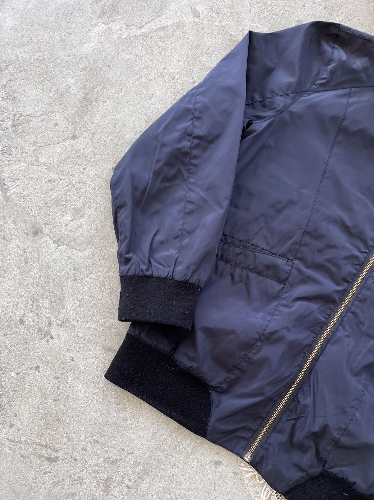 Billionaire Couture Luxury Billionaire Nylon Bomber Jacket Blue Size 58 Y2K Size US XXL / EU 58 / 5 - 2 Thumbnail