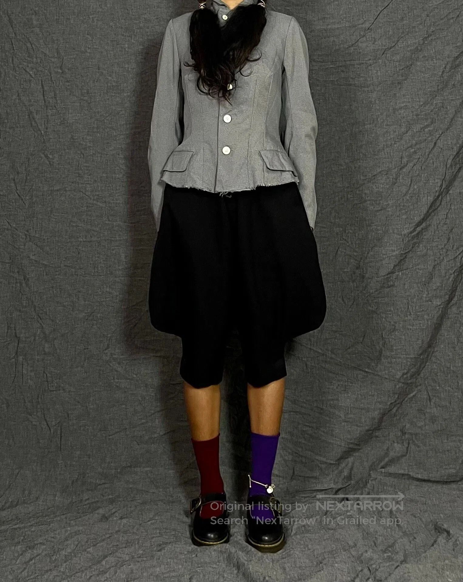 Comme des Garcons CDG Gray Tailored Small Blazer. Size S / US 4 / IT 40 - 2 Thumbnail