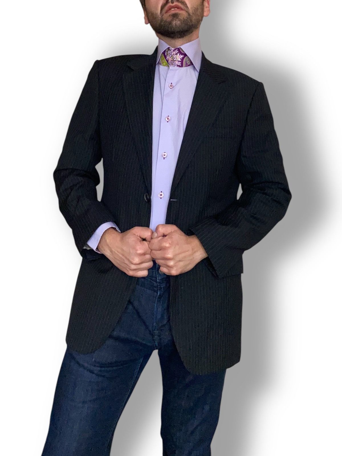 Hugo Boss Hugo Boss x Wool x Cashmere x Mohair x Blazer x Suit Size 48R - 2 Thumbnail