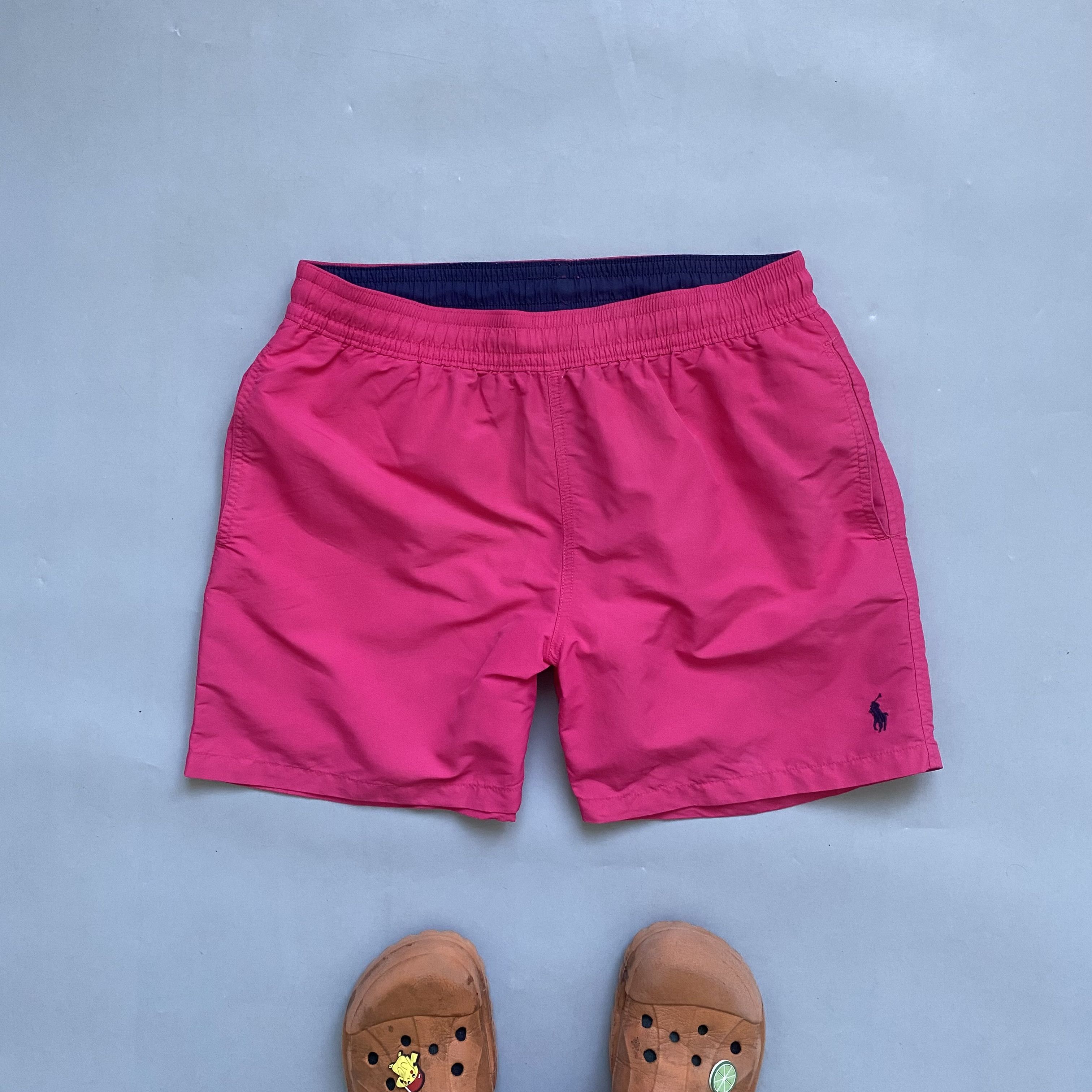Polo Ralph Lauren 🏝️Vintage Polo Ralph Lauren Swim Trunks shorts Pink Summer Size US 32 / EU 48 - 1 Thumbnail