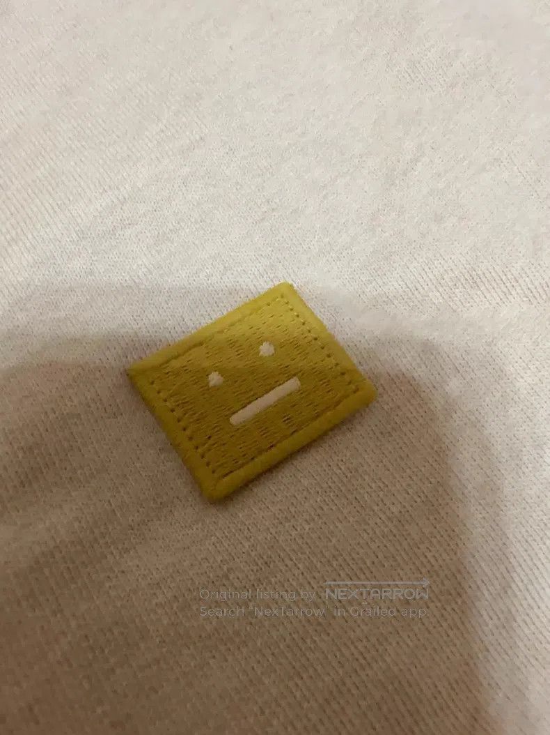 Acne Studios Acne Studios Yellow Face Smile Sweatshirt Size S / US 4 / IT 40 - 5 Thumbnail