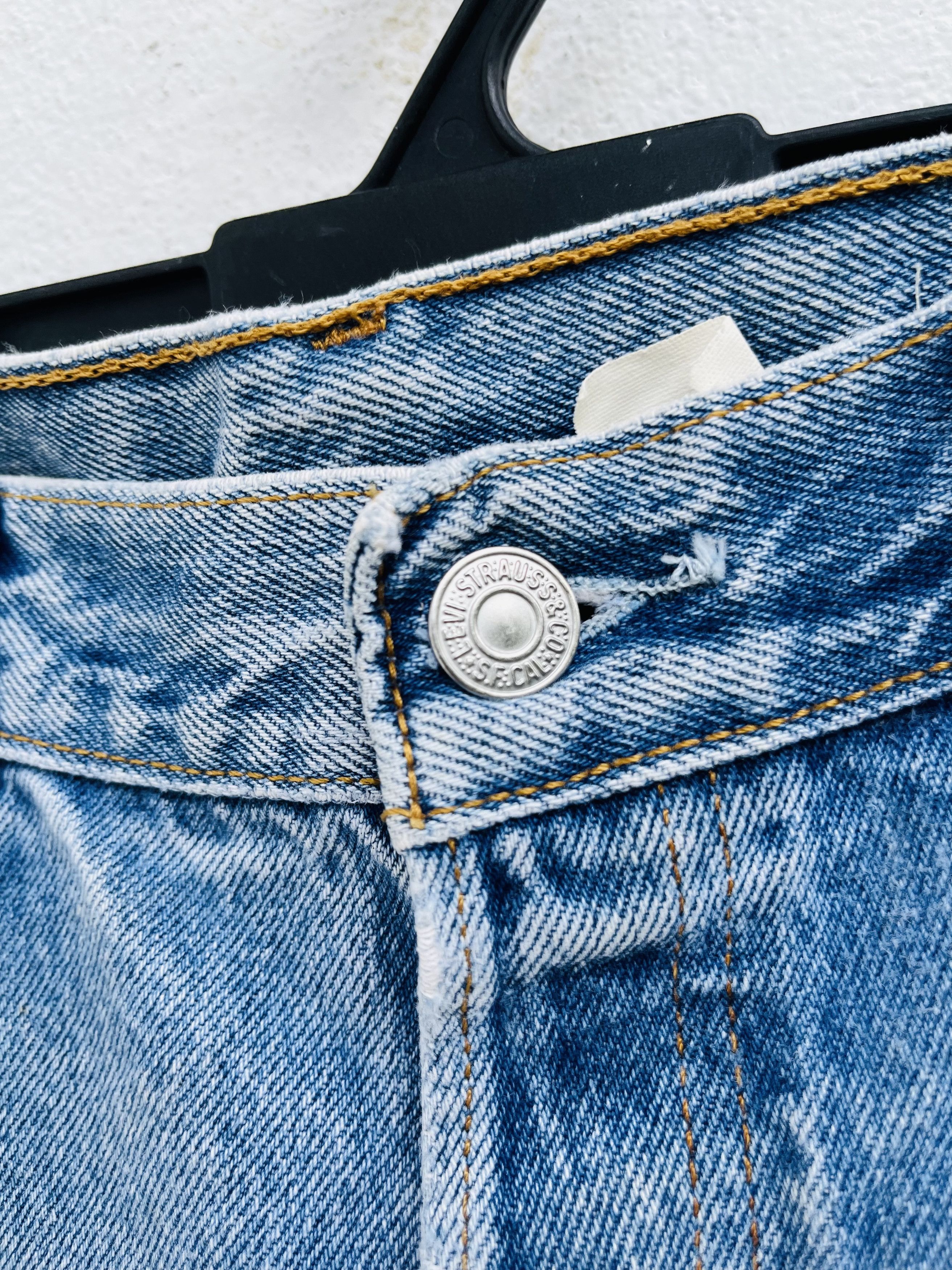 Levi's Vintage Clothing × Vintage Vintage 90s Levis Distressed Kurt Cobain Fashion Style Size US 33 - 7 Thumbnail