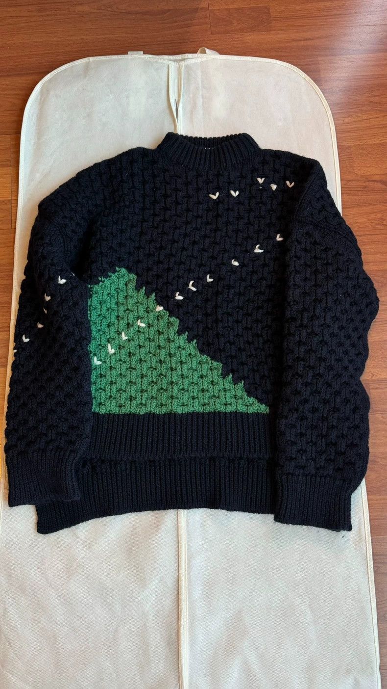 Raf Simons Raf simons Show-style thick-line knitted sweater Size US S / EU 44-46 / 1 - 1 Thumbnail