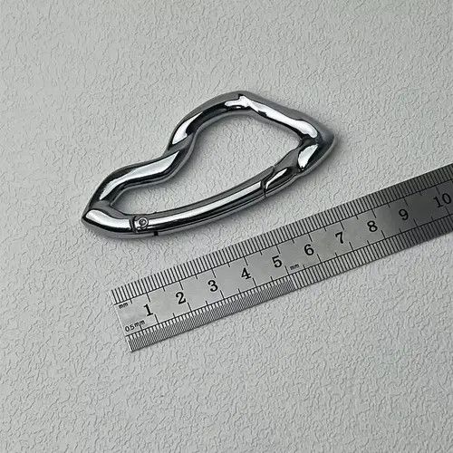 Vintage Silver Jeans Carabiner Belt Loop Size ONE SIZE - 1 Thumbnail