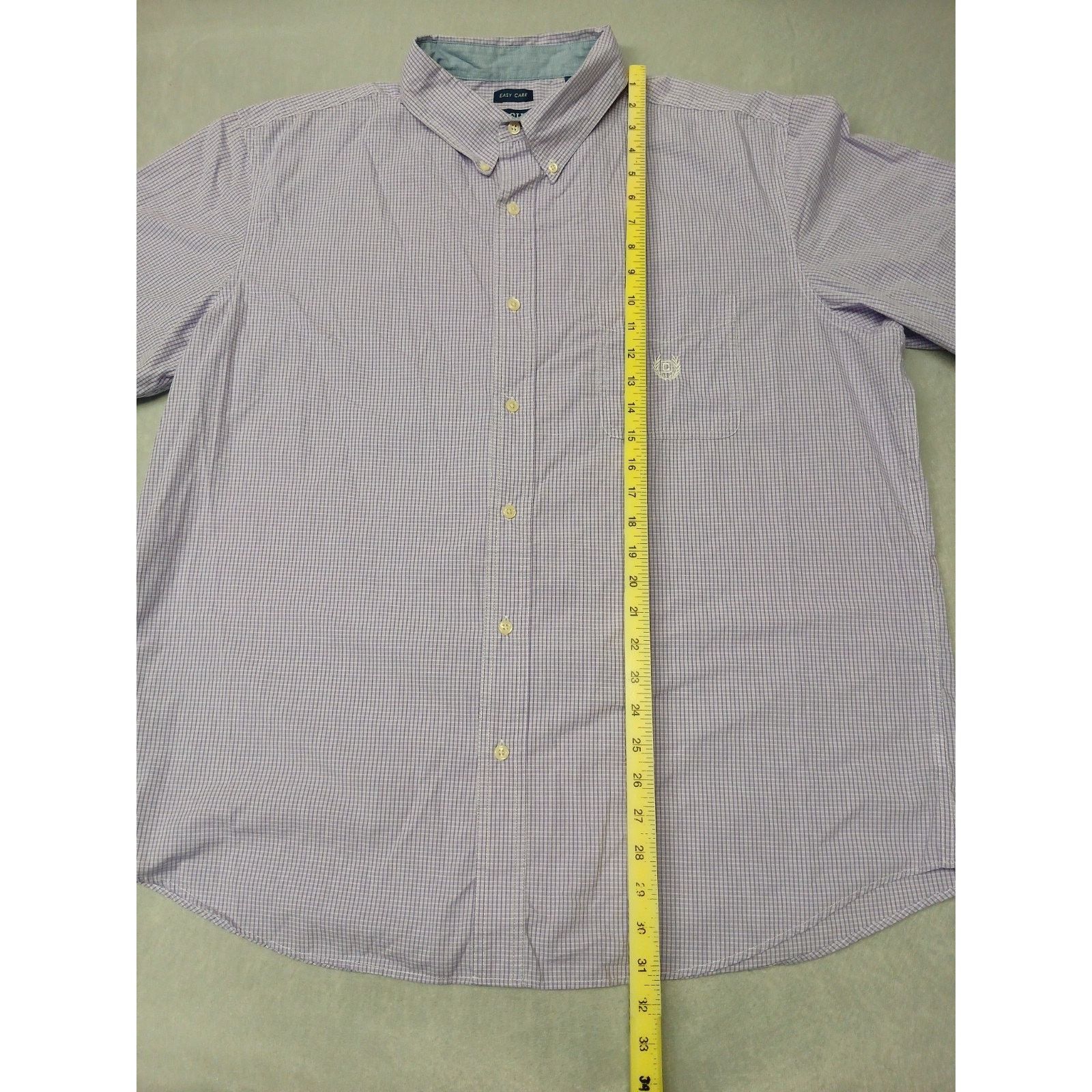 Chaps Chaps Purple (2XL) Single Pocket Button Dress Shirt Size US XXL / EU 58 / 5 - 2 Thumbnail