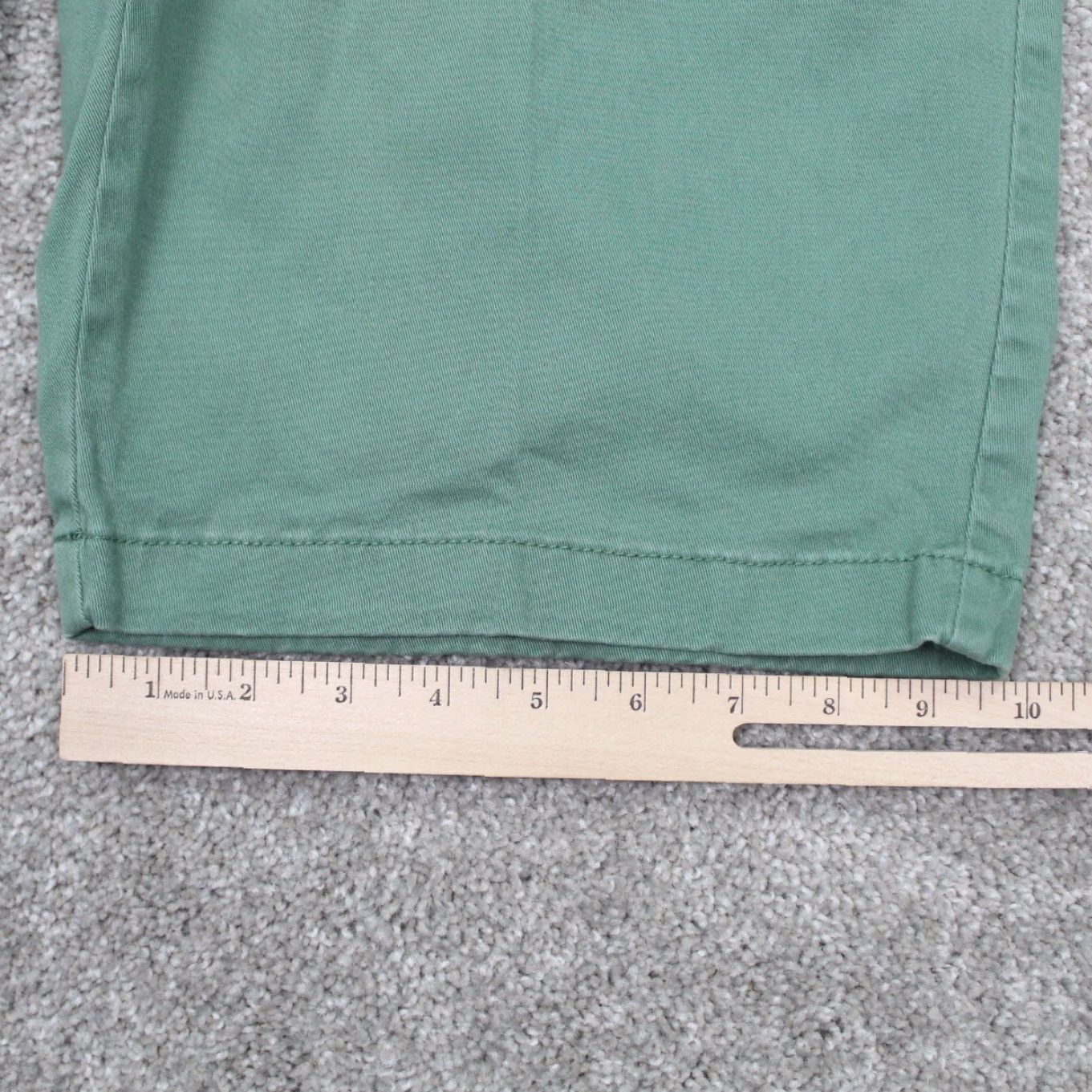 Nautica Nautica Shorts Mens 32 Green Classic Fit Flat Front 10" Inseam Canvas Cotton Chino Style Vintage No Size US 32 / EU 48 - 7 Thumbnail
