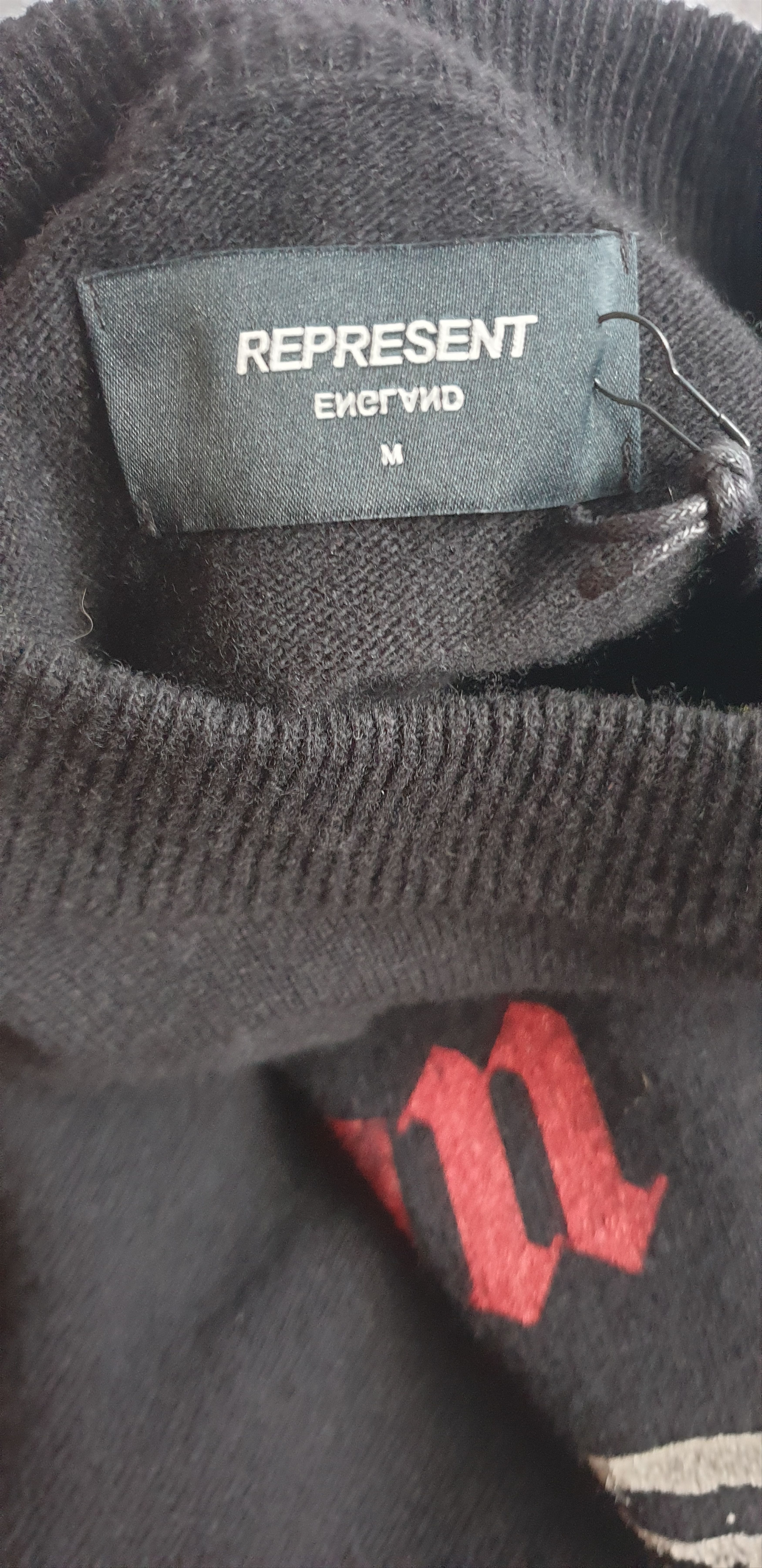 Represent Clo. Represent Clo - Iron Spirit Knit Sweater - Size M Size US M / EU 48-50 / 2 - 4 Thumbnail