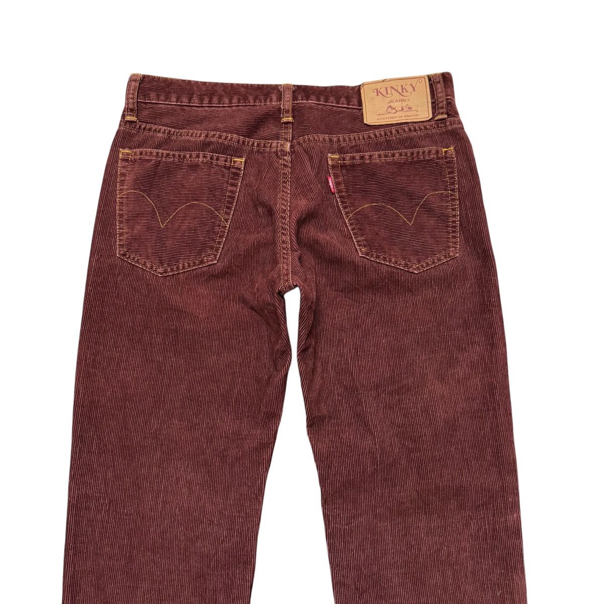 Hysteric Glamour Hysteric Glamour Corduroy Maroon Jeans Size 29" - 9 Thumbnail