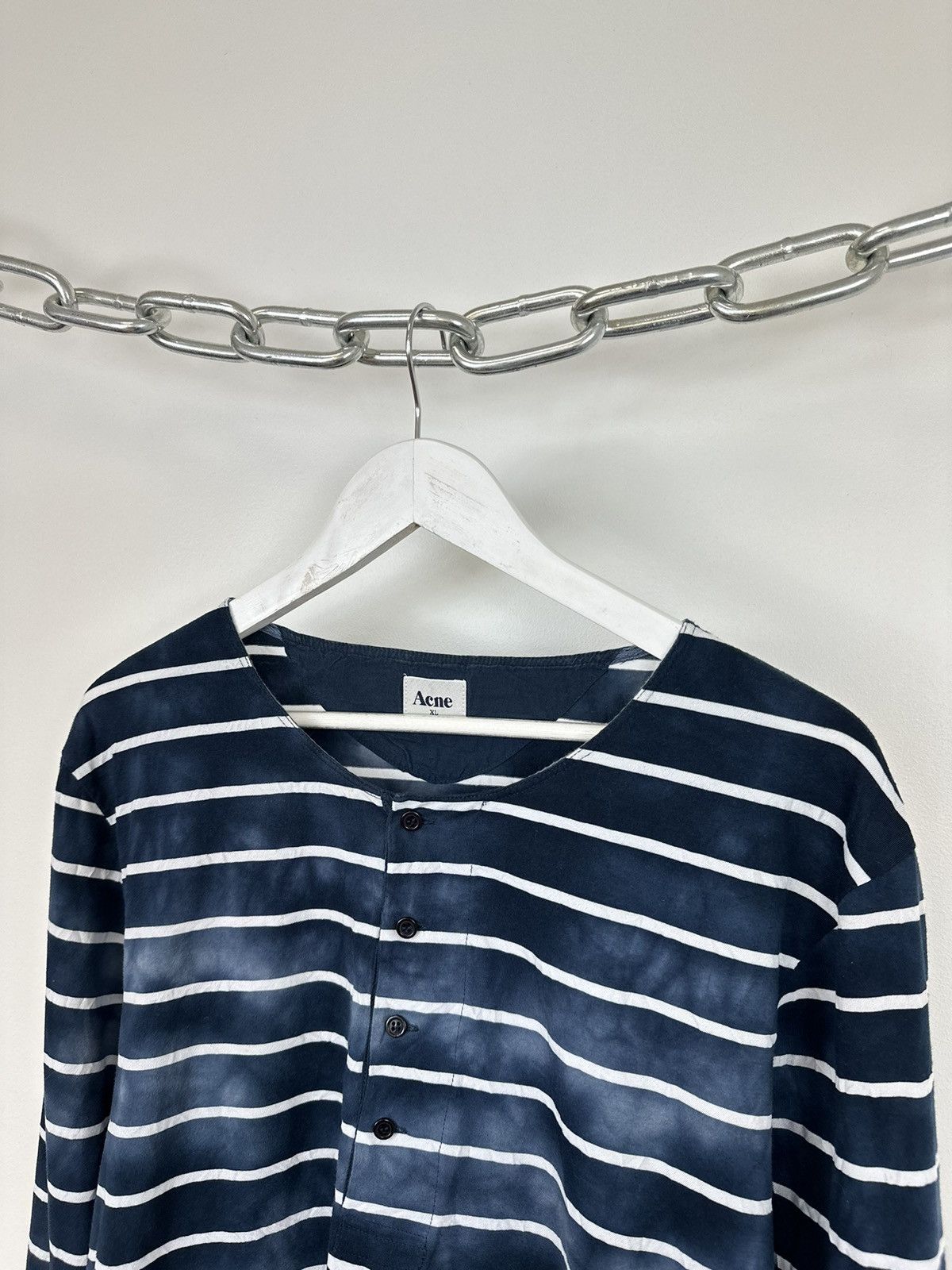 Acne Studios Vintage Acne Studios Humble Stripe SS11 Rare Opium Sweatsirt Size US XL / EU 56 / 4 - 3 Thumbnail