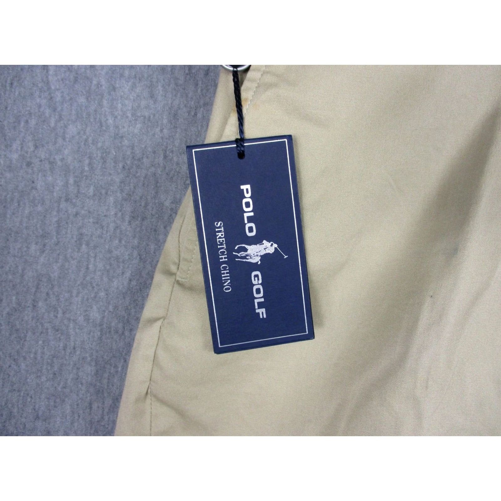 Vintage Polo Golf Shorts Mens 36 Beige Stretch Chino Flat Front Links Fit Golf 10 Inseam Flat Front Regular Mens Beige Polo Golf Shorts 36 Size US M / EU 48-50 / 2 - 2 Thumbnail