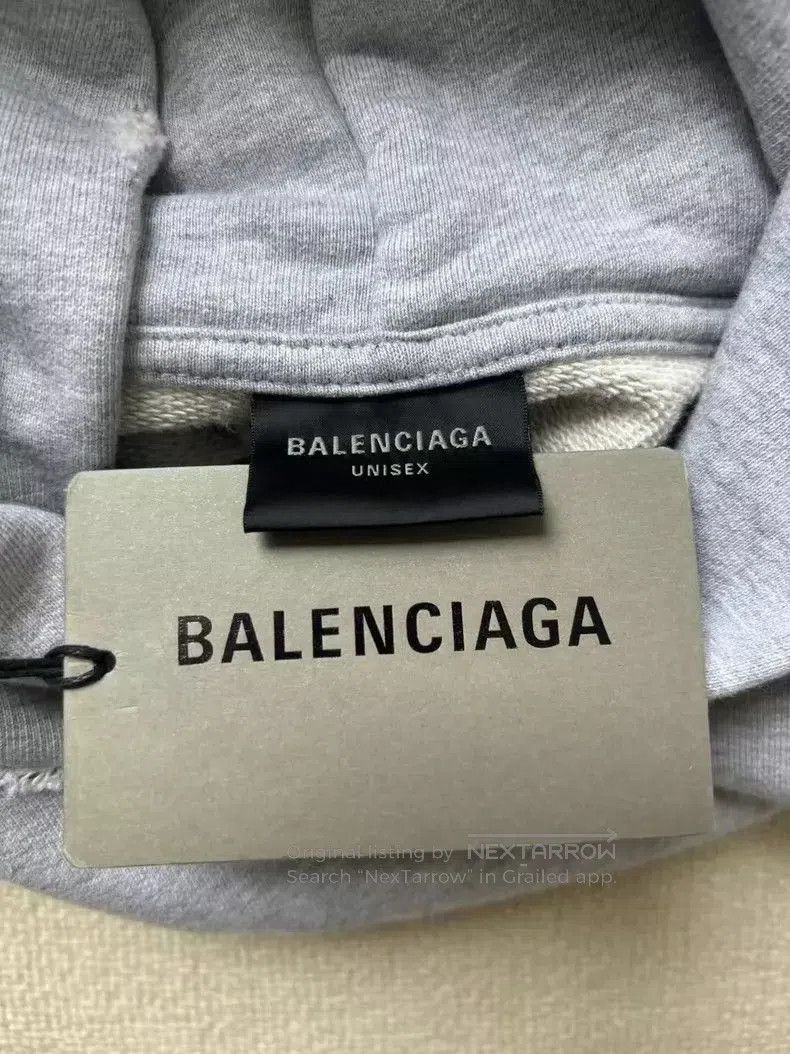 Balenciaga Balenciaga Be Kind Hoodie in Gray. Size US S / EU 44-46 / 1 - 3 Thumbnail